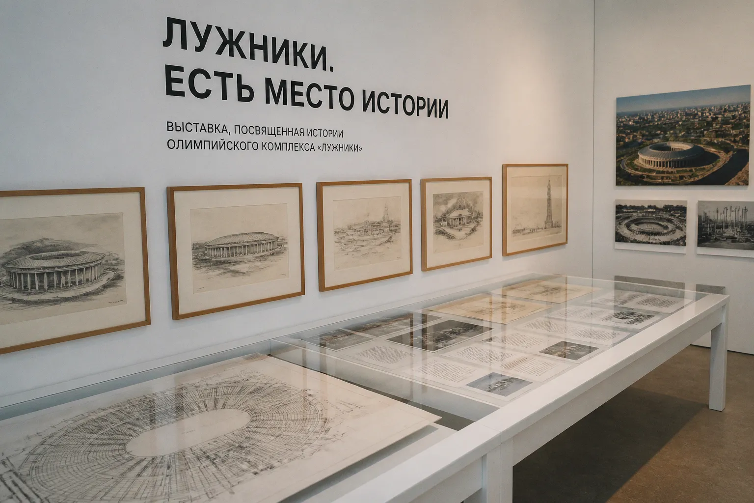 «Экскурсия по выставке «Лужники. Есть место истории», Московский музей современного искусства — оформить