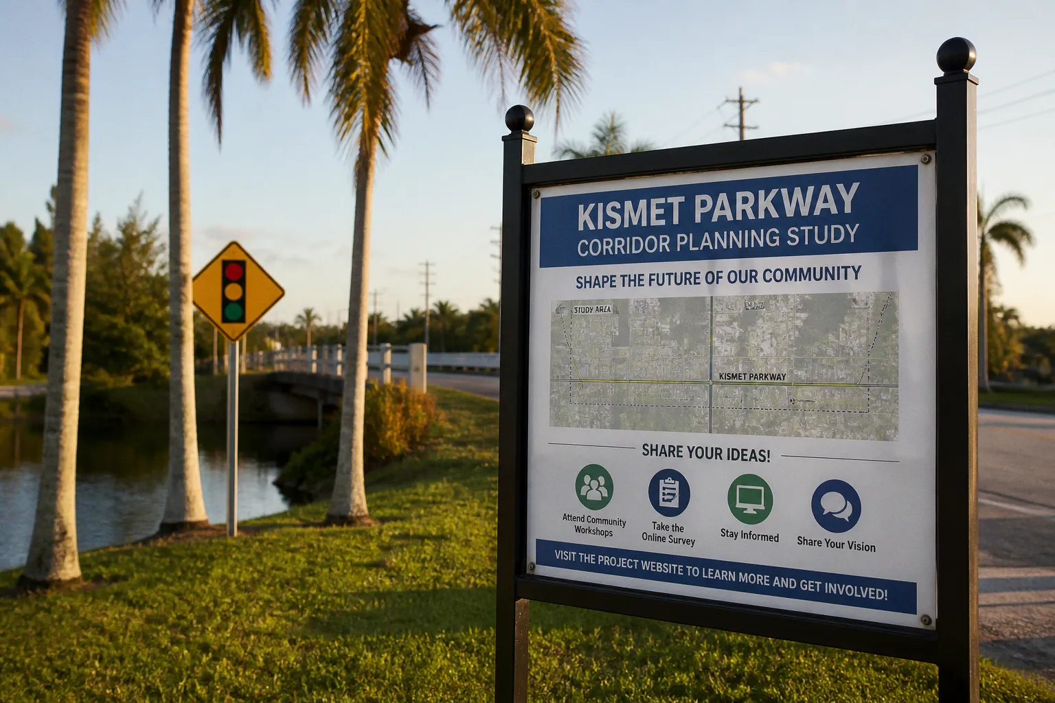 Кейп-Корал запускает серию встреч по развитию территорий вдоль Kismet Parkway
