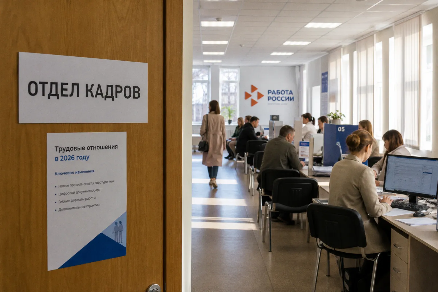 Работа в 2026 году: ключевые изменения в сфере труда для работодателей и сотрудников